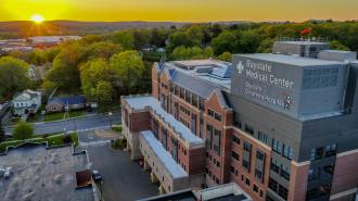 Baystate Medical Center Children's Hospital Building.